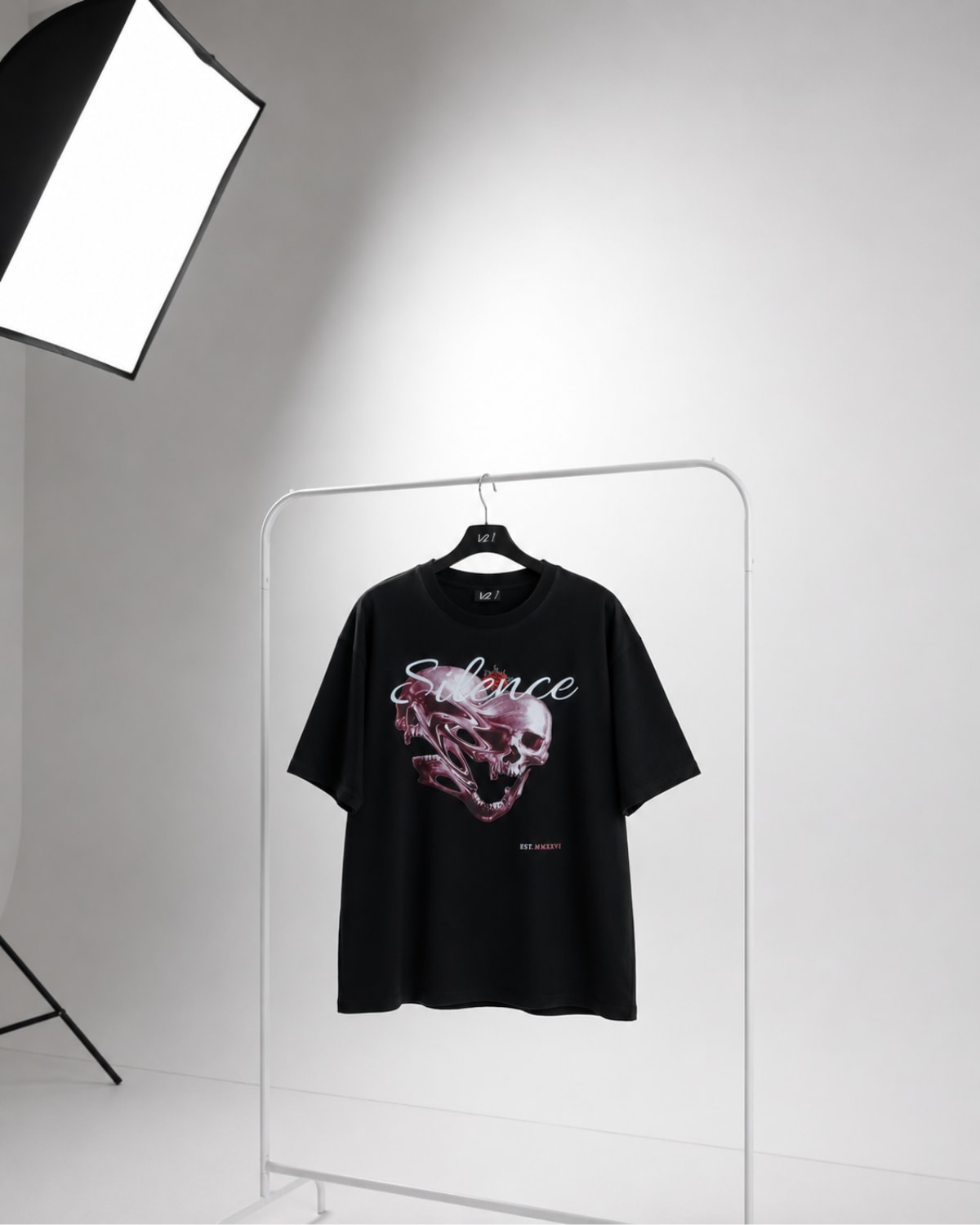Silence Drop Shoulder Tee - Image 6
