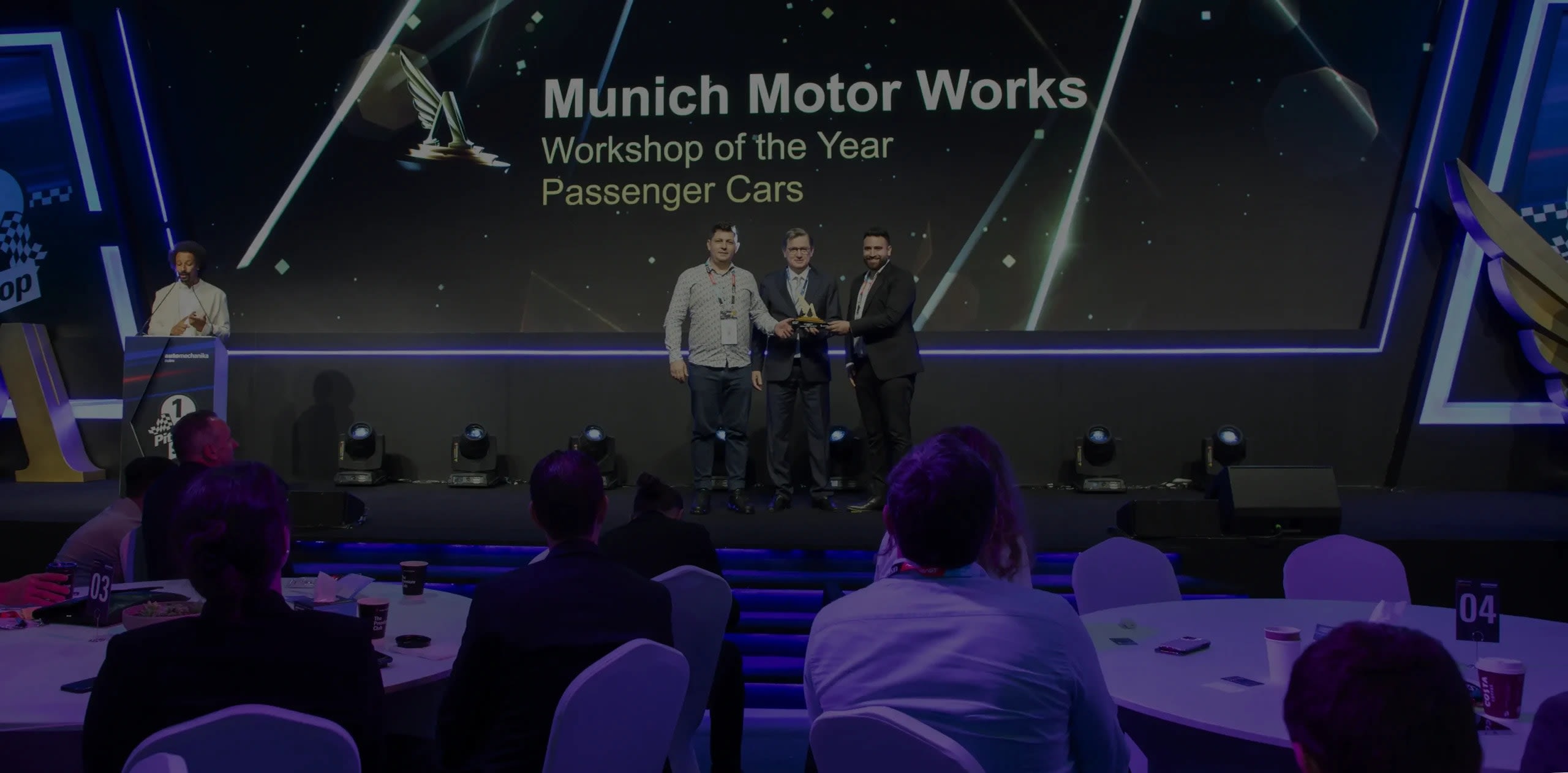 Munich Motor Works at the Automechanika Awards Dubai 2023