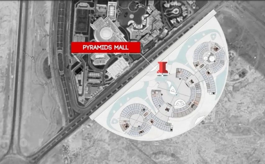 بيراميدز ميجا مول العاصمة الادارية master plan