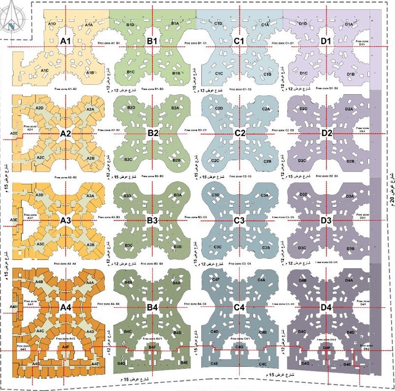 سكاي لاين - المرحلة الأولى master plan