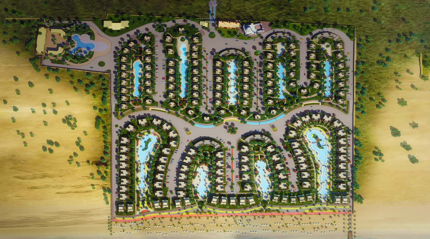 لاسيرينا الساحل الشمالي master plan