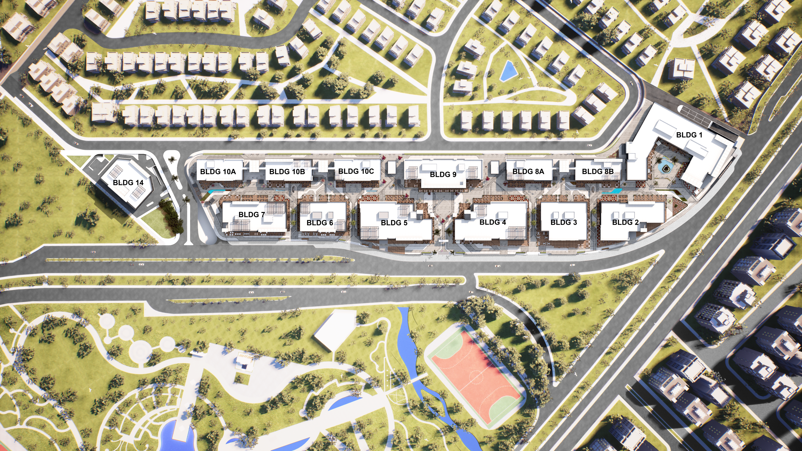 كمبوند ايست شير القاهرة الجديدة master plan