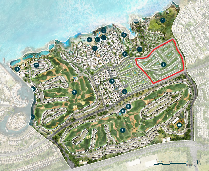 وادي يم راس الحكمة master plan