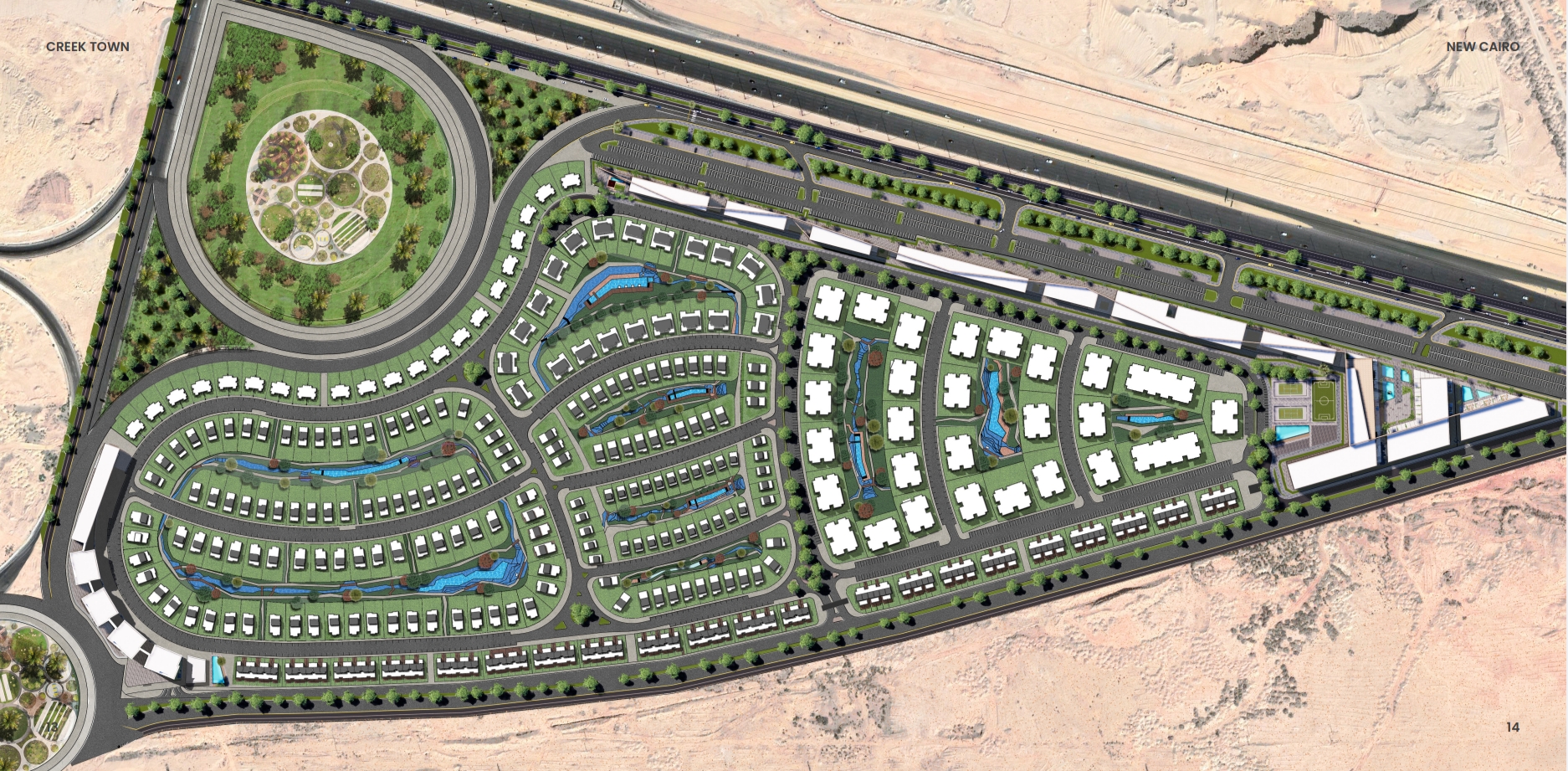 كريك تاون | المرحلة 1 master plan