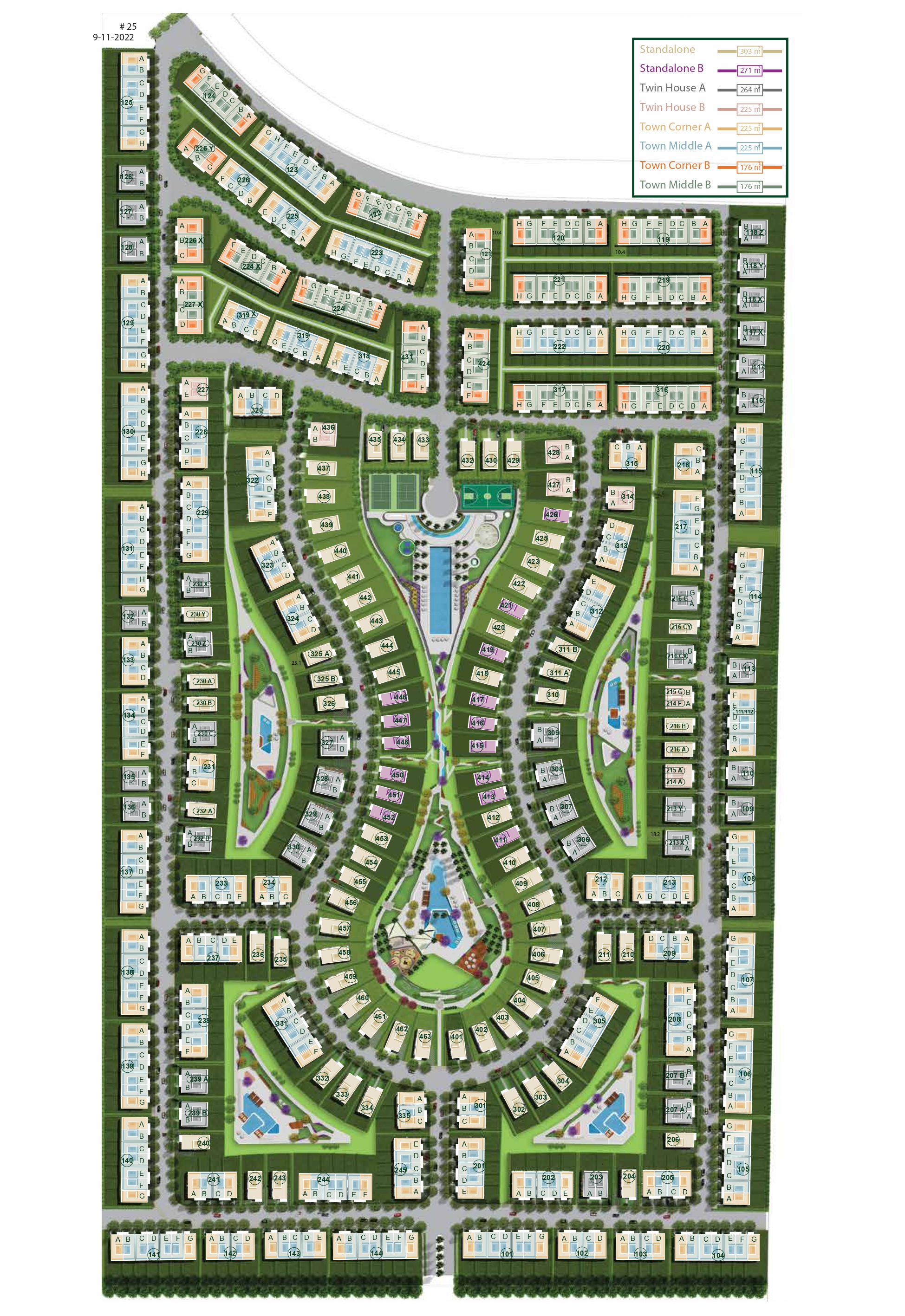 كمبوند ازاد التجمع الخامس master plan