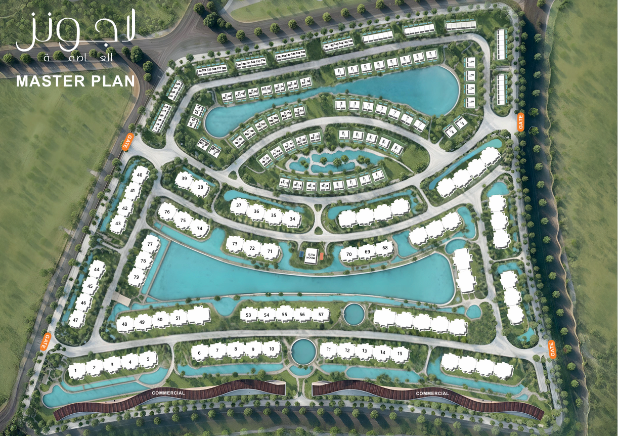 مودون ديفيلوبمنتس | لاجونز العاصمة الجديدة master plan