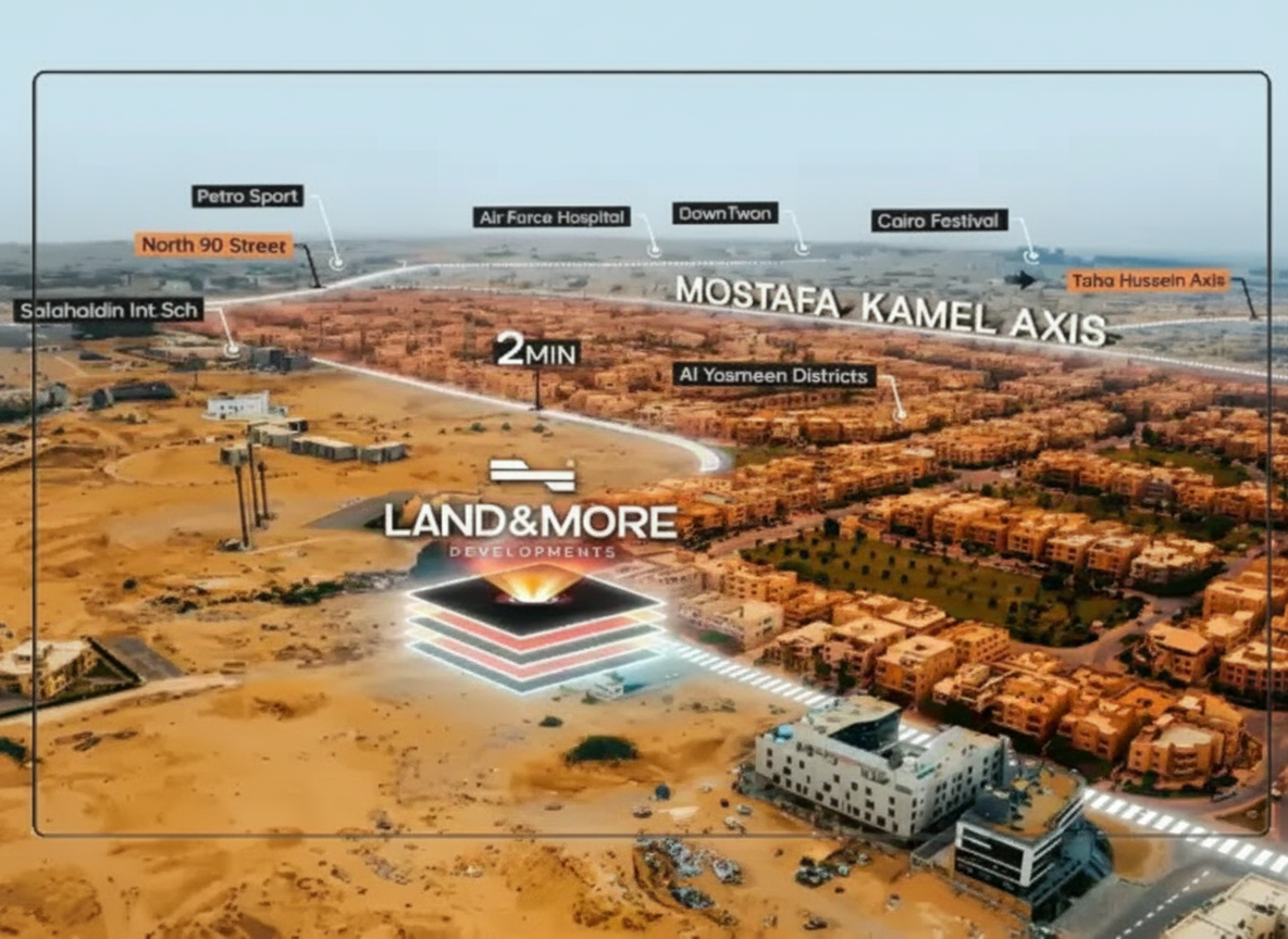 لاند آند مور مول القاهرة الجديدة master plan