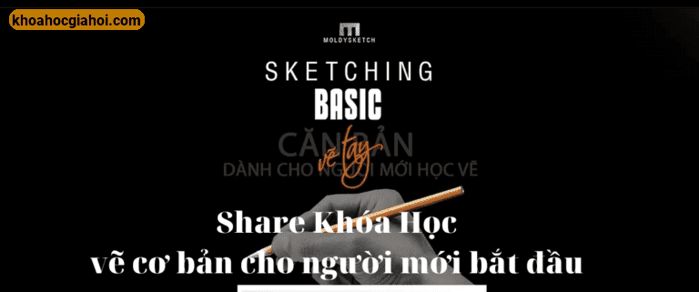 Khóa Học Online Học Vẽ Cơ Bản Cho Người Mới Bắt Đầu Cùng Moldysketch