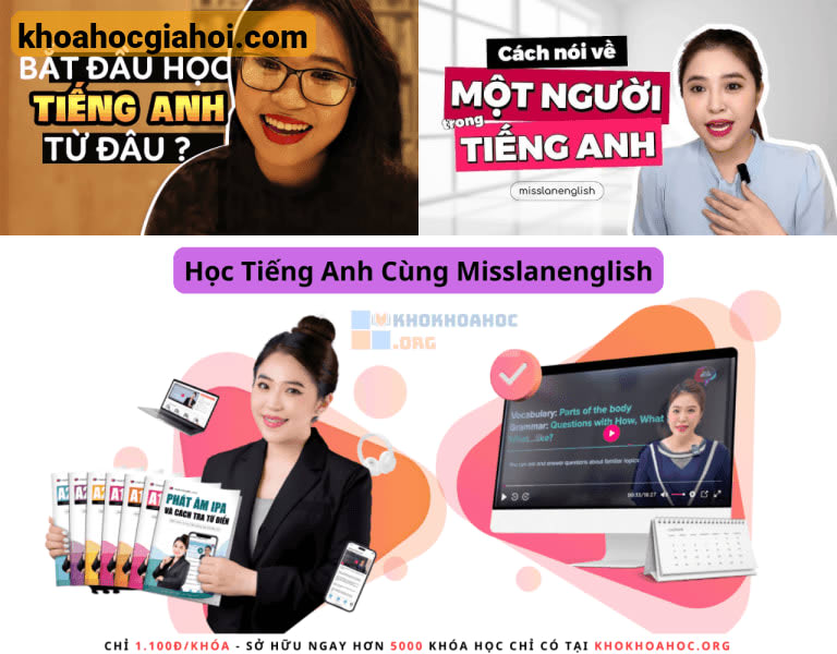 Khóa Học Tiếng Anh Cùng Misslanenglish