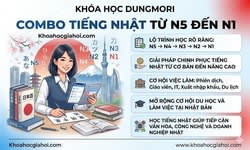 Khóa Học Dungmori Combo Tiếng Nhật Từ N5 Đến N1