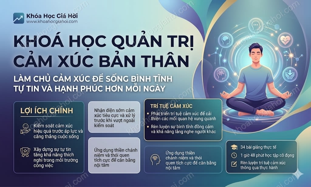 Khoá Học Quản Trị Cảm Xúc Bản Thân