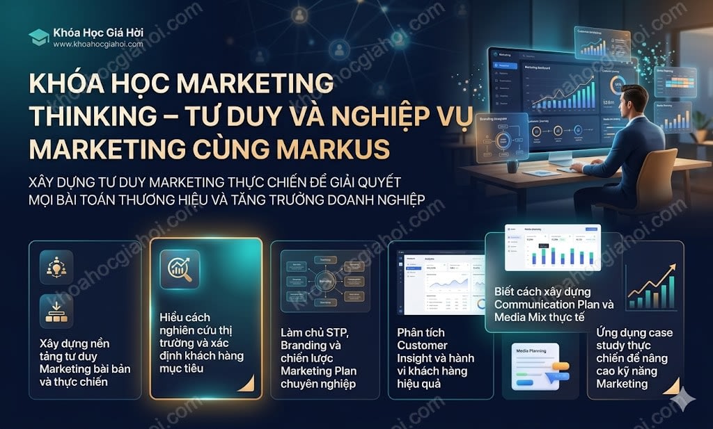 Khóa Học Marketing Thinking – Tư Duy Và Nghiệp Vụ Marketing Cùng Markus