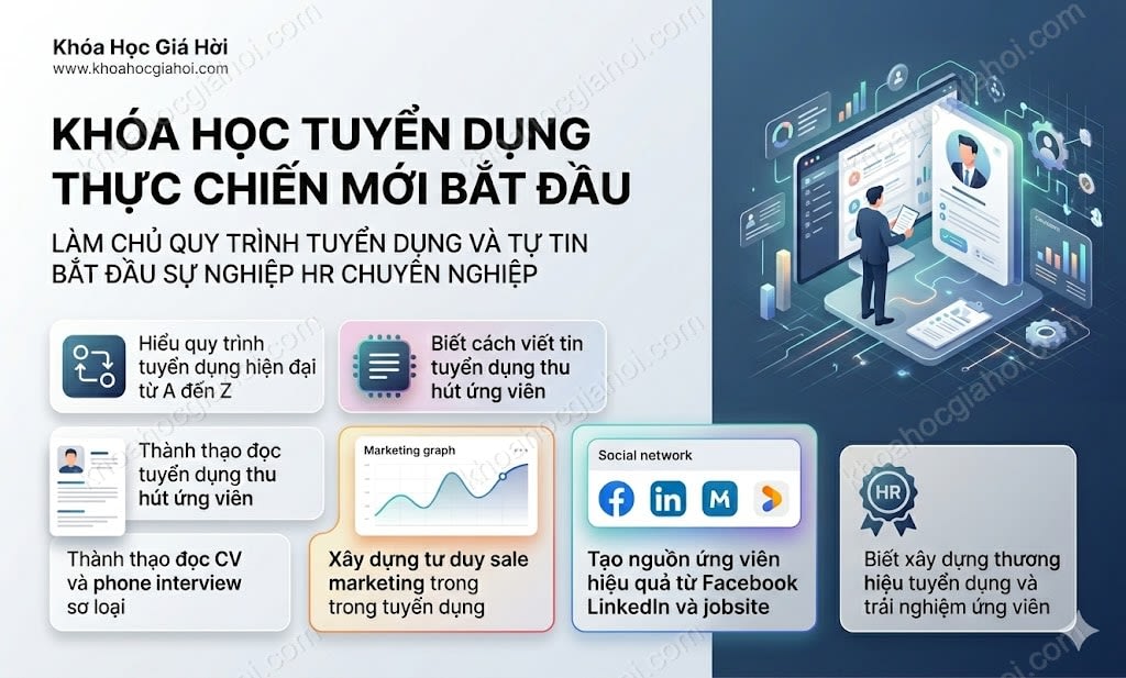 Khóa Học Tuyển Dụng Thực Chiến Cho Người Mới Bắt Đầu