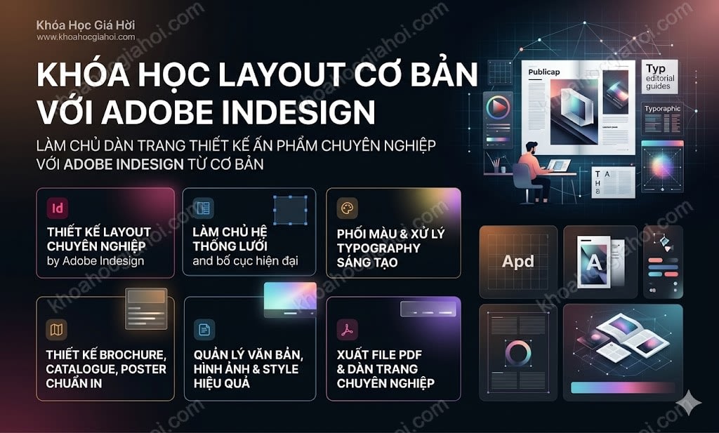 Khóa Học Layout Cơ Bản Với Adobe Indesign
