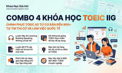 Combo 4 Khóa Học Toeic IIG