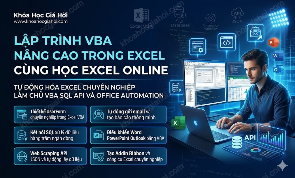 Lập Trình Vba Nâng Cao Trong Excel Cùng Học Excel Online
