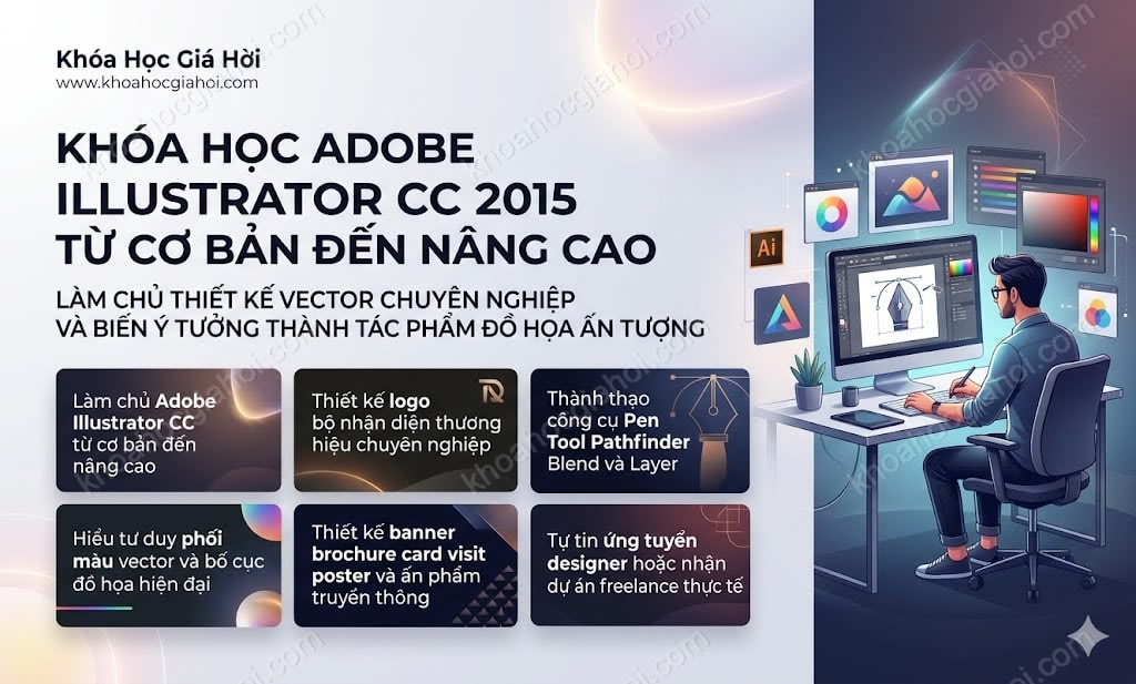 Khóa Học Adobe Illustrator Cc 2015 Từ Cơ Bản Đến Nâng Cao
