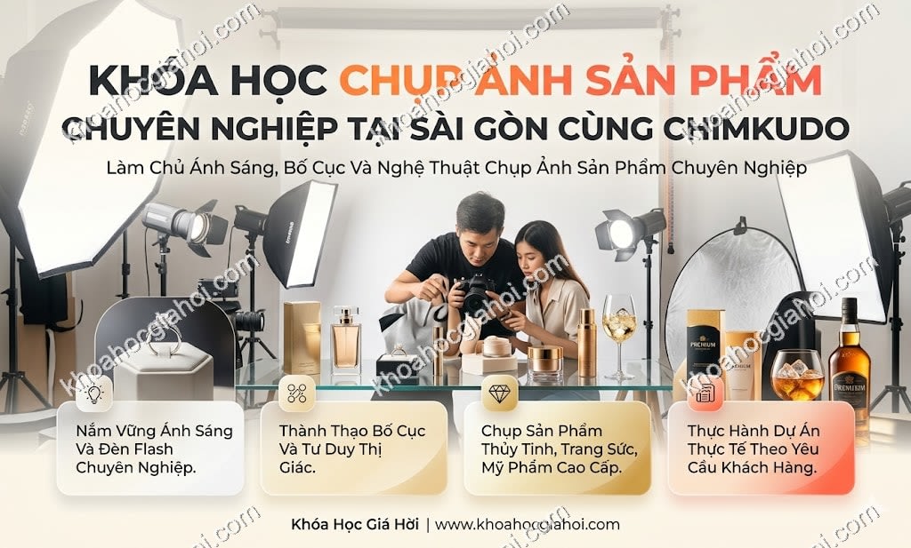 Khóa Học Chụp Ảnh Sản Phẩm Chuyên Nghiệp Tại Sài Gòn Cùng Chimkudo Khóa Học Chụp Ảnh Sản Phẩm Chuyên Nghiệp Tại Sài Gòn Cùng Chimkudo