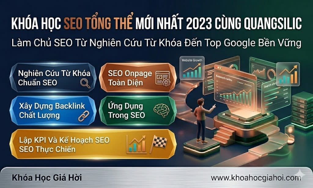 Khóa Học Seo Tổng Thể Mới Nhất 2023 Cùng Quangsilic Khóa Học Seo Tổng Thể Mới Nhất 2023 Cùng Quangsilic