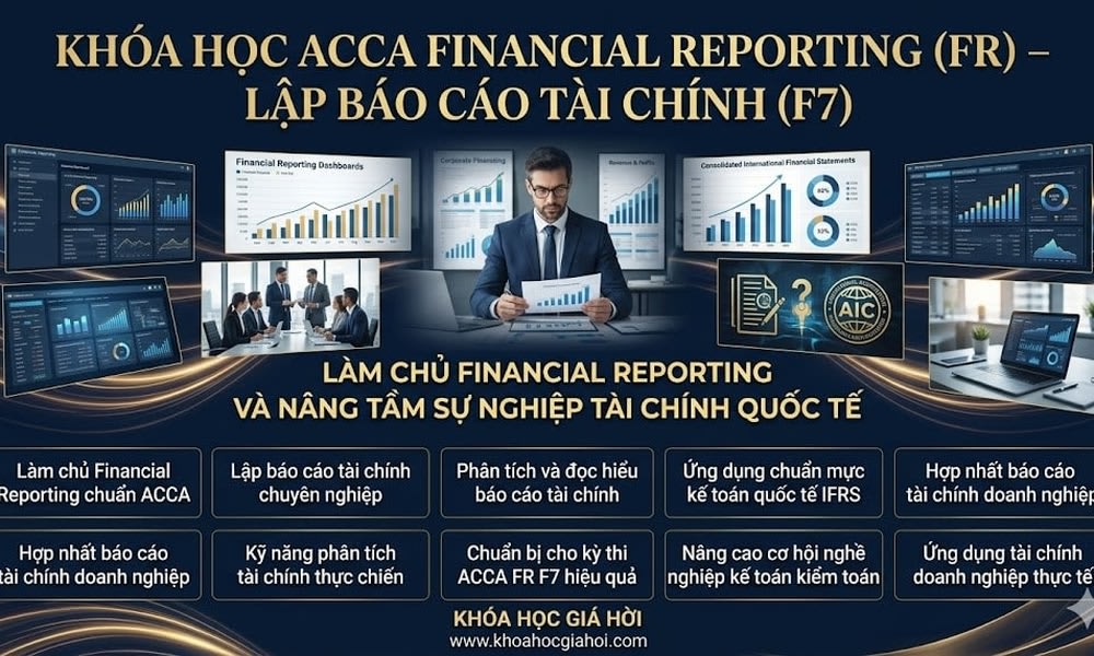 Khóa Học Acca Financial Reporting (FR) – Lập Báo Cáo Tài Chính (f7)
