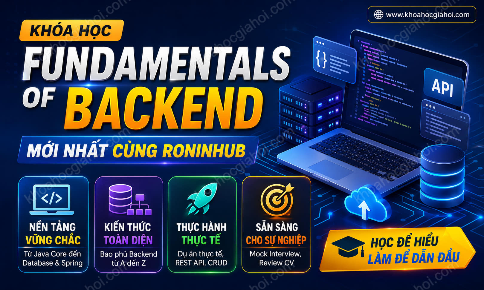 Khóa Học Fundamentals Of Backend Mới Nhất Cùng Roninhub