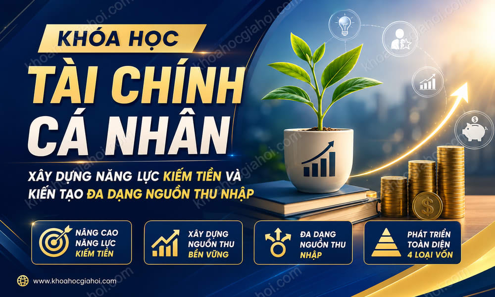 Khóa Học Tài Chính Cá Nhân – Xây Dựng Năng Lực Kiếm Tiền Và Kiến Tạo Đa Dạng Nguồn Thu Nhập