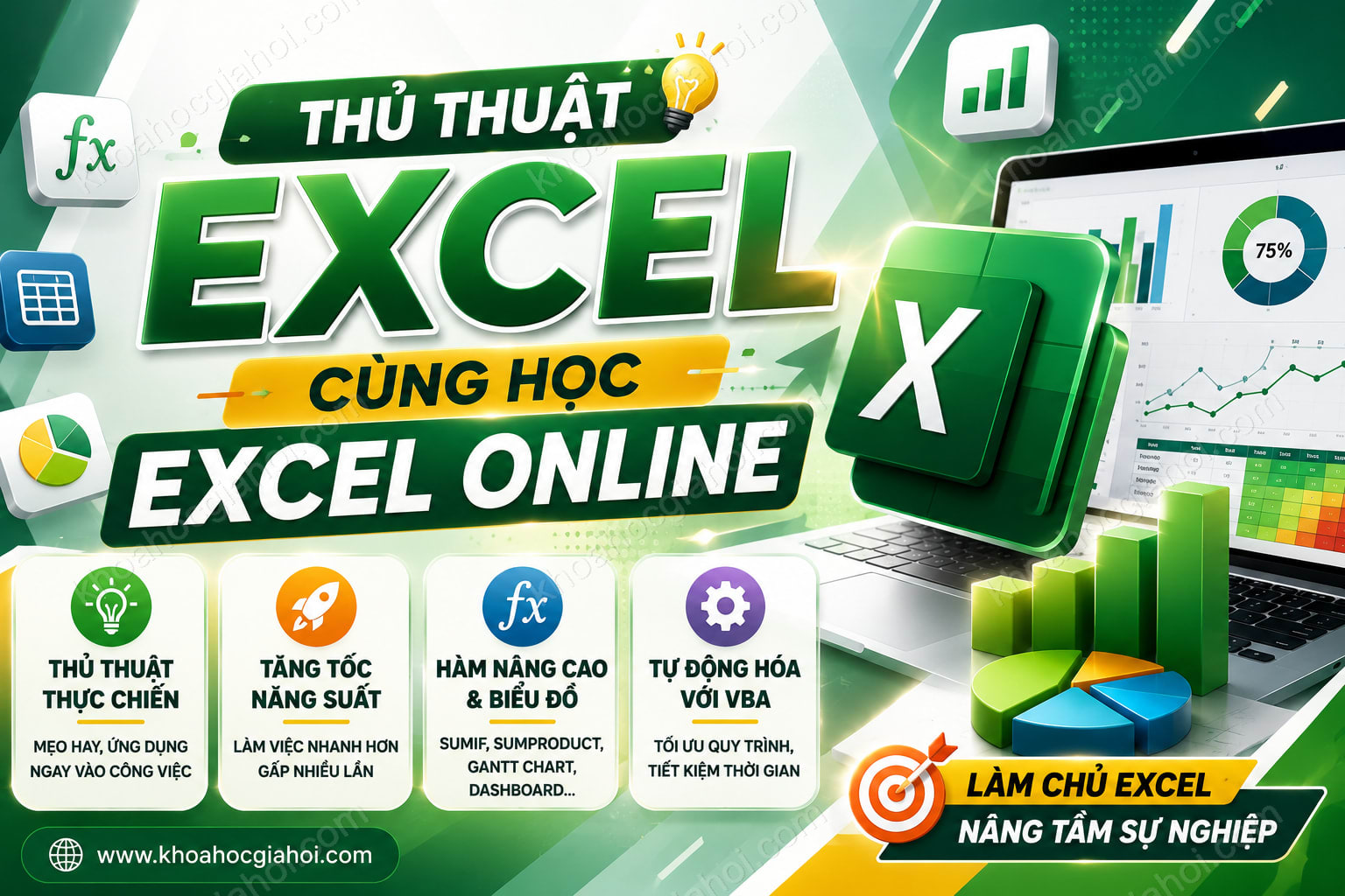 Thủ Thuật Excel Cùng Học Excel Online