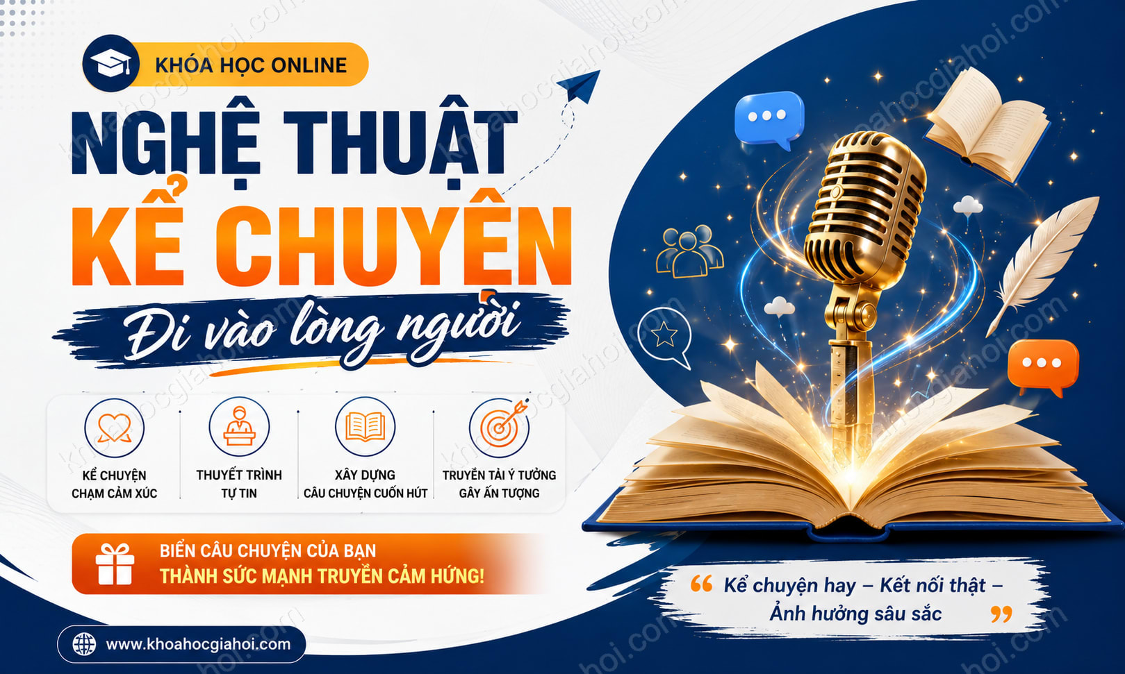 Khóa Học Nghệ Thuật Kể Chuyện Đi Vào Lòng Người – Jessica Thảo Nguyễn