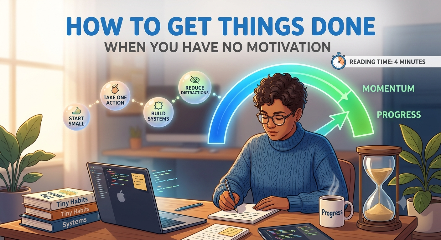 How to Get Things Done When You Have No Motivation