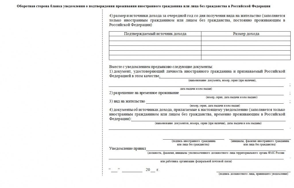 Год бланка птс