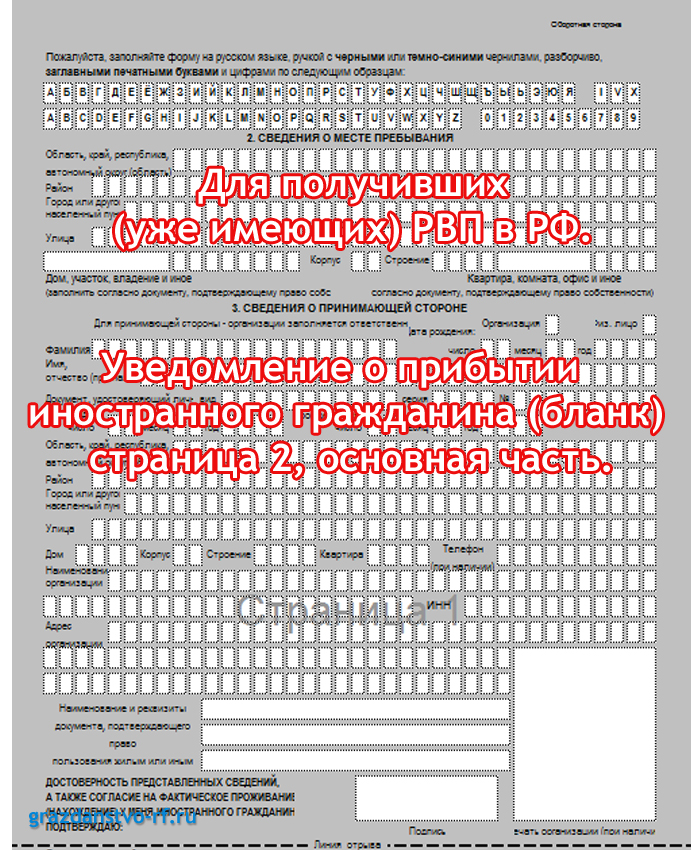 Заявление о регистрации продлении регистрации иностранного гражданина образец