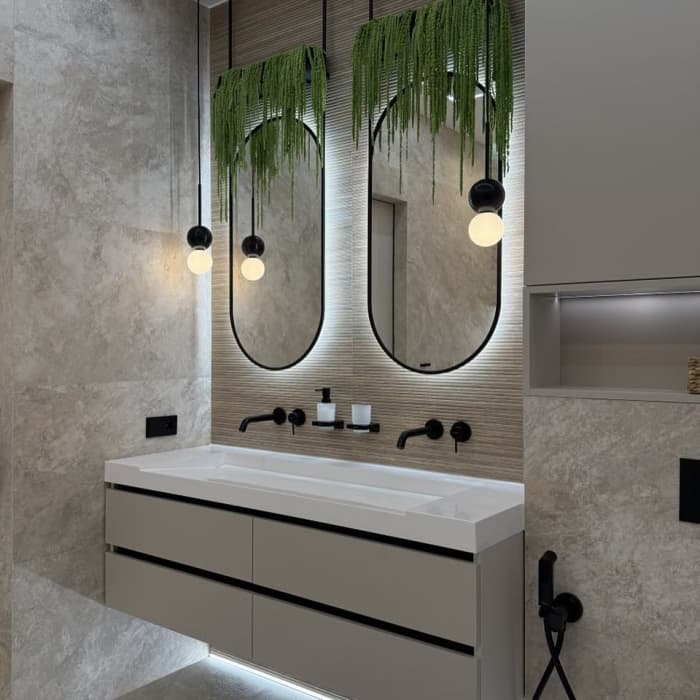 Ванная в стиле премиум‑SPA