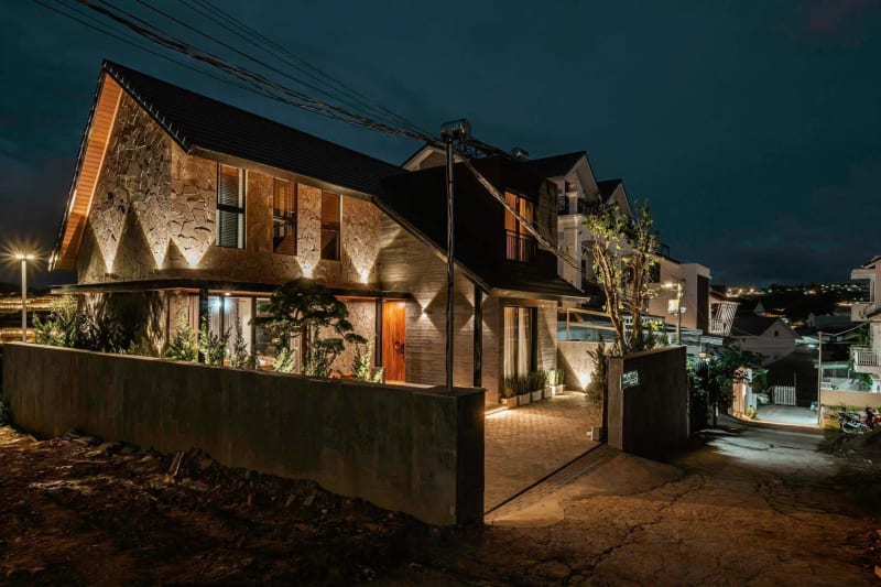 Villa phong cách Nhật Bản - sân vườn thoáng mát - view nhà lồng (V-07)