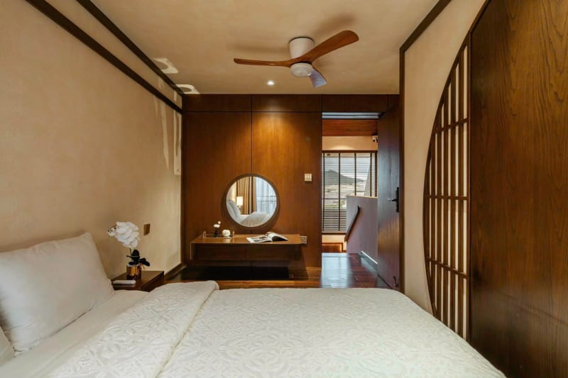 Villa phong cách Nhật Bản - sân vườn thoáng mát - view nhà lồng (V-07)