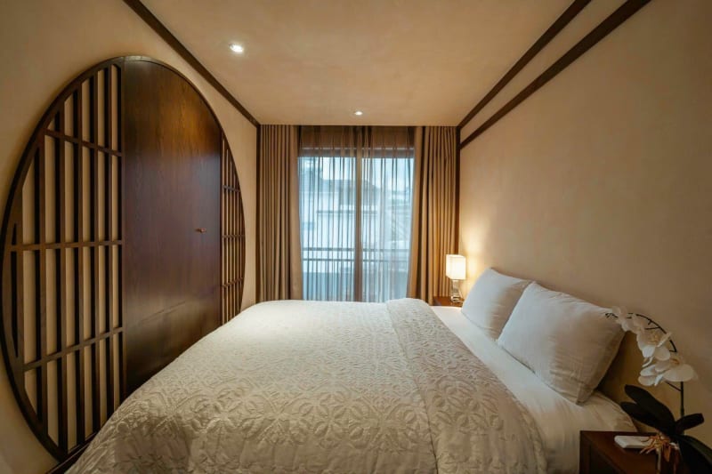 Villa phong cách Nhật Bản - sân vườn thoáng mát - view nhà lồng (V-07)