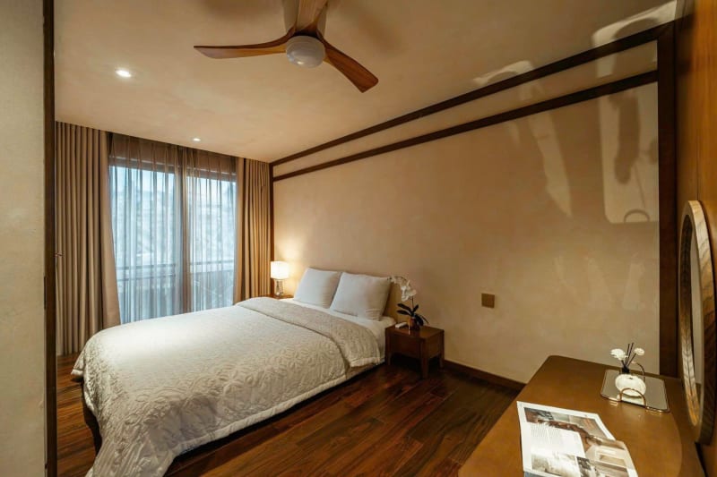 Villa phong cách Nhật Bản - sân vườn thoáng mát - view nhà lồng (V-07)