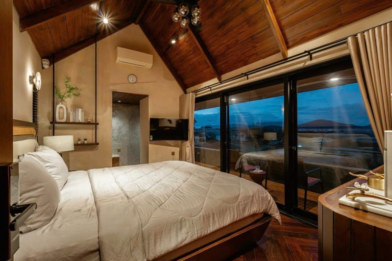 Villa phong cách Nhật Bản - sân vườn thoáng mát - view nhà lồng (V-07)