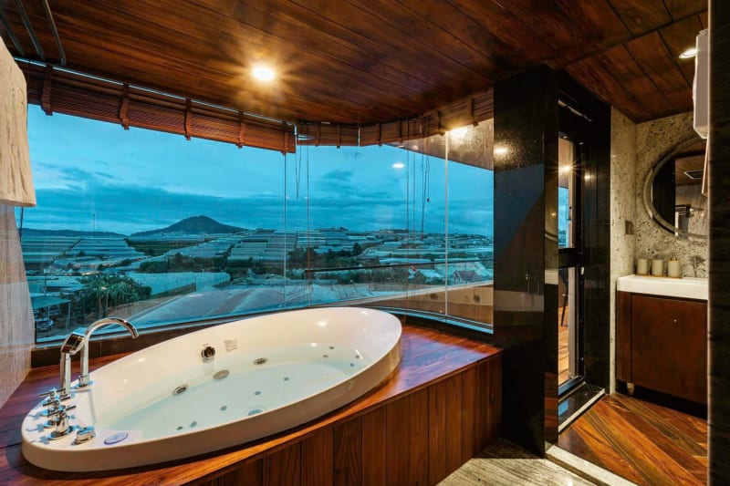 Villa phong cách Nhật Bản - sân vườn thoáng mát - view nhà lồng (V-07)