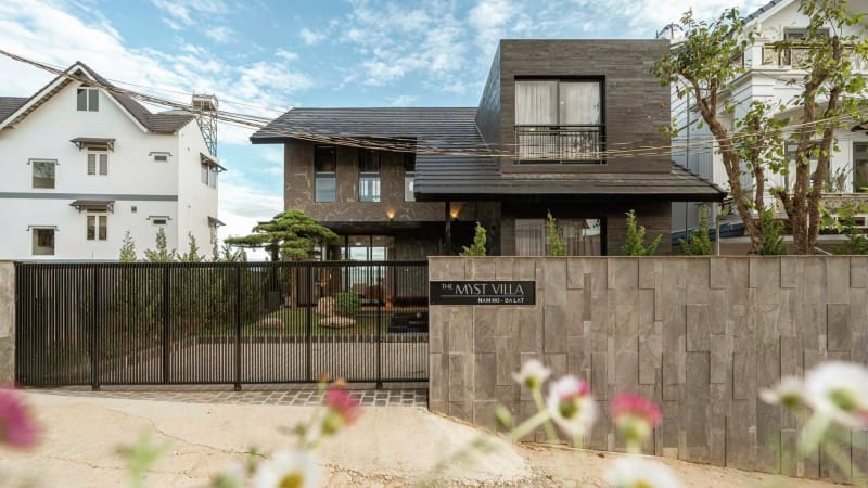 Villa phong cách Nhật Bản - sân vườn thoáng mát - view nhà lồng (V-07)