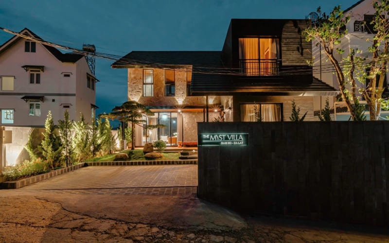 Villa phong cách Nhật Bản - sân vườn thoáng mát - view nhà lồng (V-07)