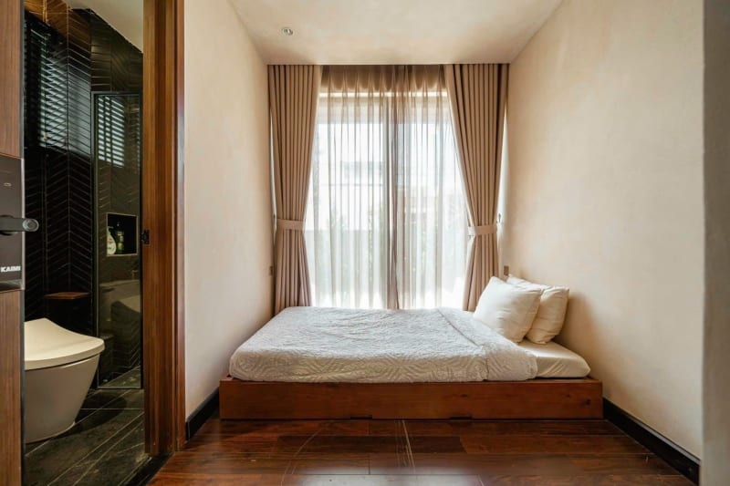 Villa phong cách Nhật Bản - sân vườn thoáng mát - view nhà lồng (V-07)