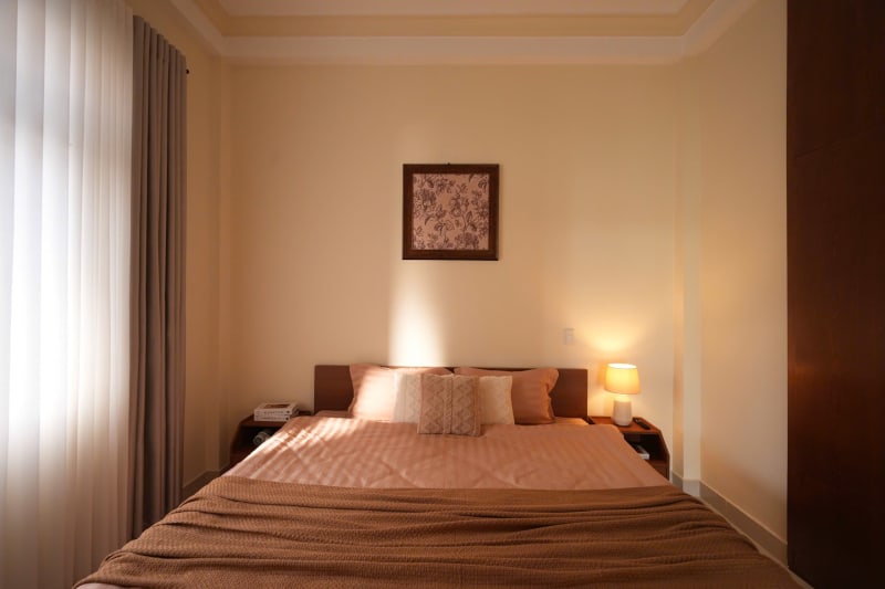 Villa có sân cỏ xanh mát - 5 phòng ngủ đơn - đầy đủ tiện nghi