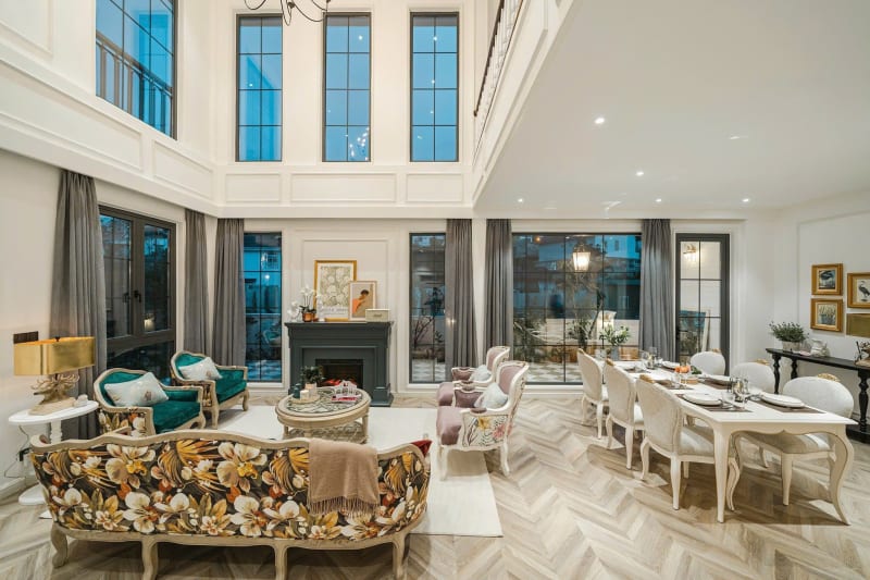 Villa bán cổ điển - máy lạnh riêng mỗi phòng (V-17)