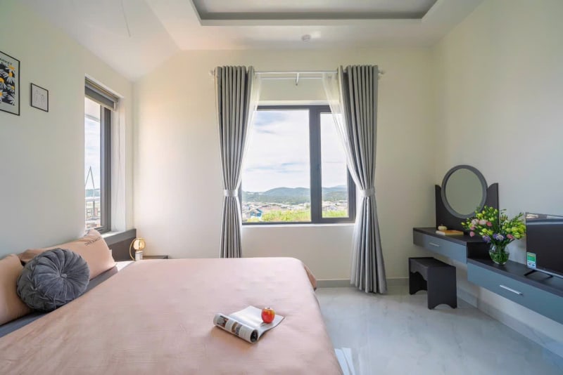 Villa thoáng với 4 view thung lũng, đồi núi - săn mây buổi sáng