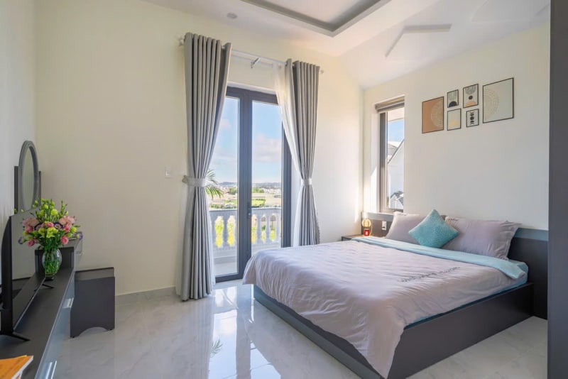 Villa thoáng với 4 view thung lũng, đồi núi - săn mây buổi sáng