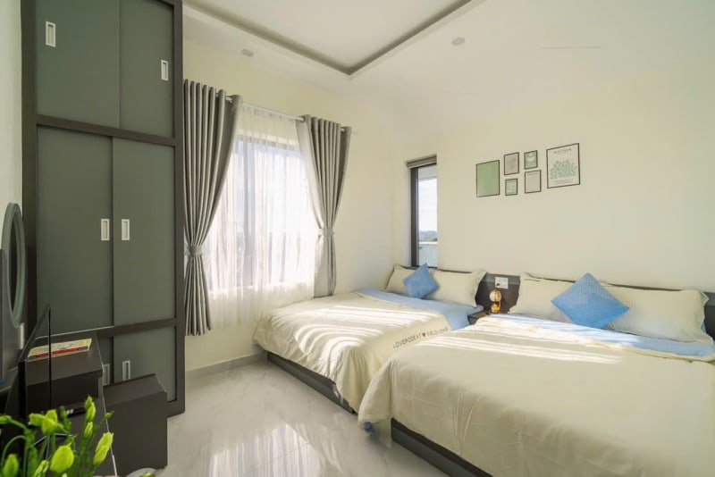 Villa thoáng với 4 view thung lũng, đồi núi - săn mây buổi sáng