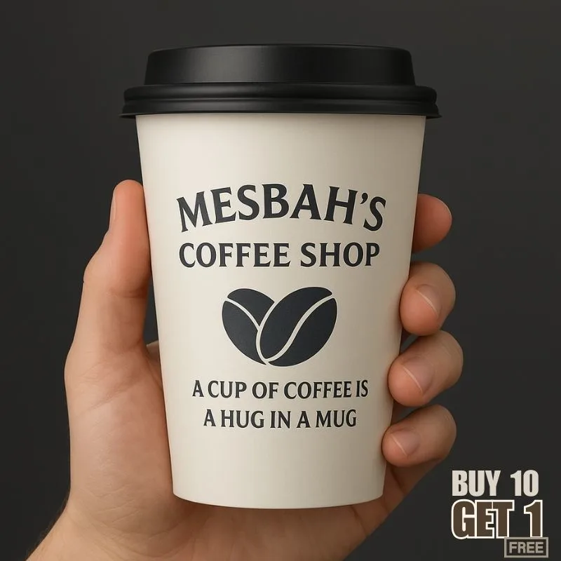 Custom Coffee Cup Mockup with Name Personalization