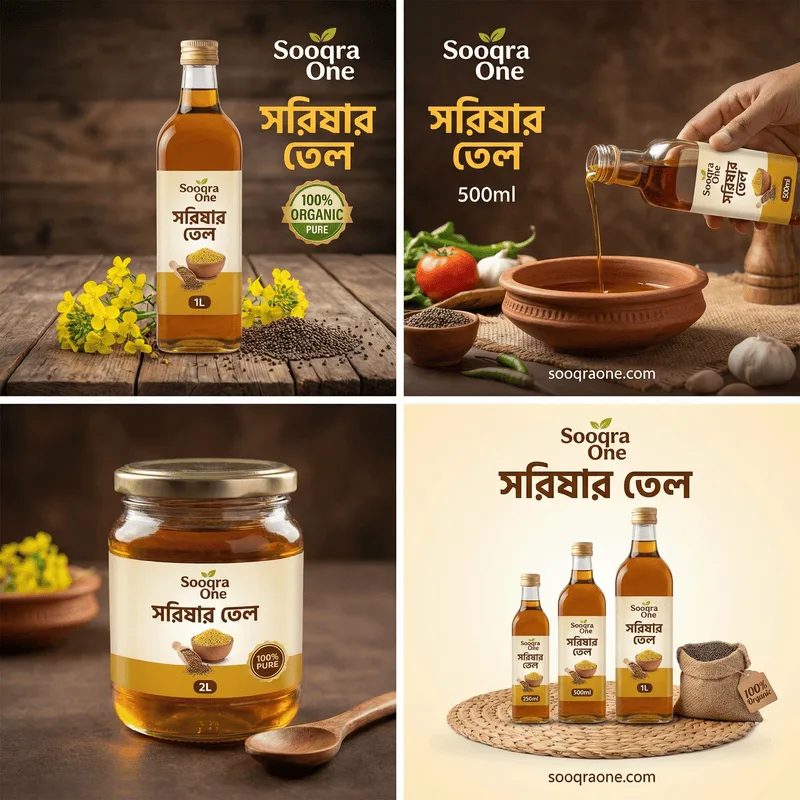 organic mustard oil bottle cold pressed