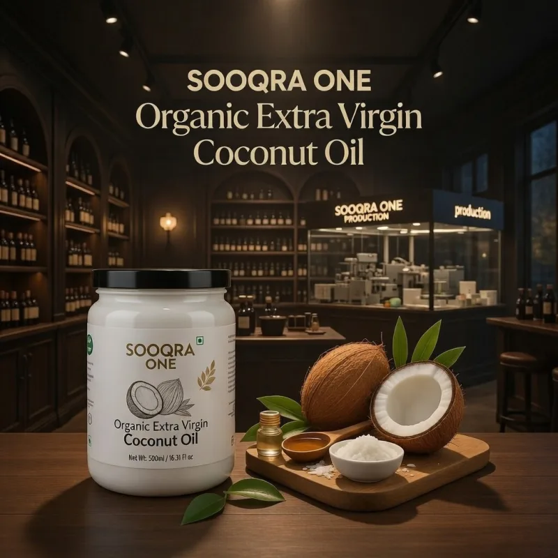 SOOQRA ONE Organic Extra Virgin Coconut Oil 1L