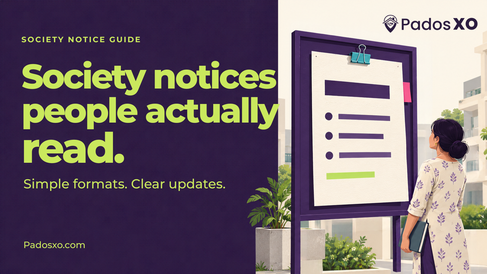 How to Write a Society Notice or Neighbourhood Update People Actually Read (With Formats)